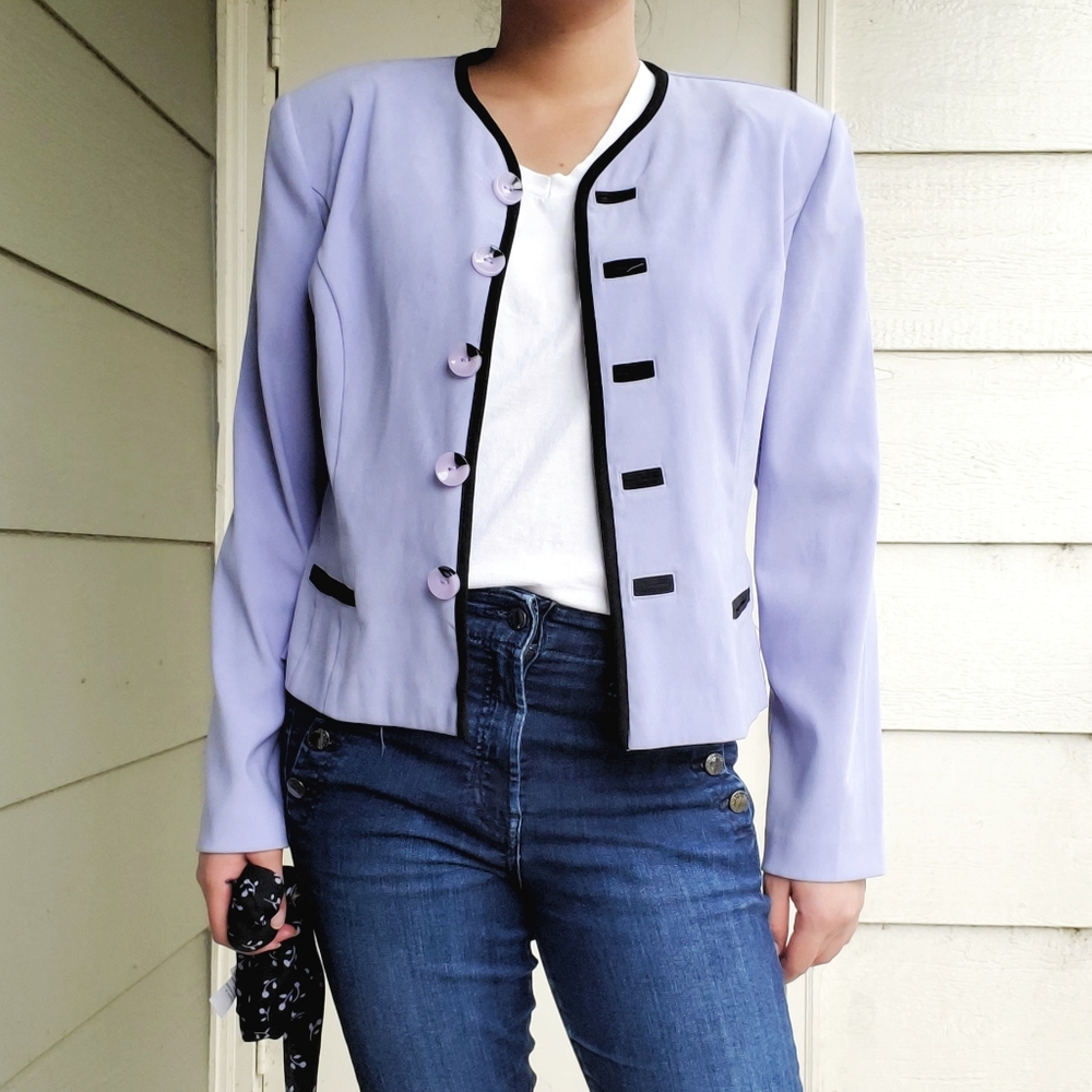 Vintage SAG Harbor | Lavender Blazer • Size 10